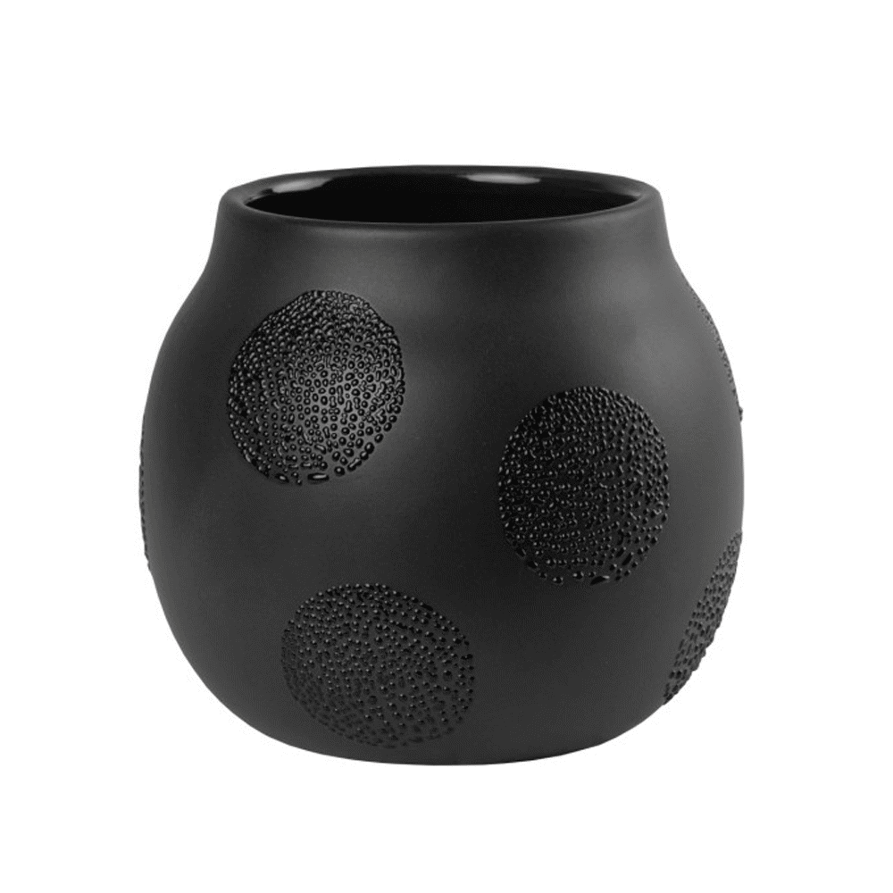 Rader Pearl Vase Small Black
